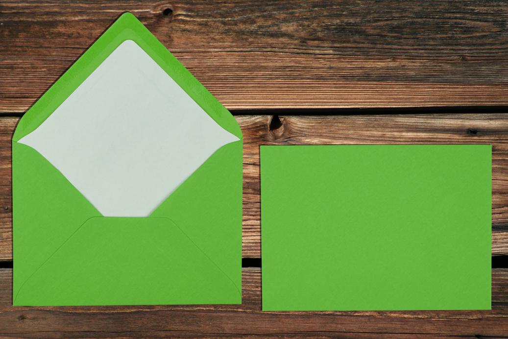 Briefhüllen mit Seidenfutter C6 114x162 mm Nassklebend Apple 100 g/qm